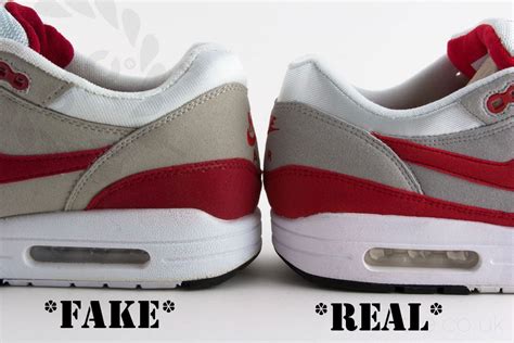 fake nike air max vs real|nike air max real vs fake.